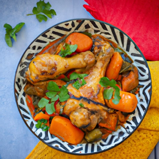 Marokańskie danie z kurczakiem Tagine