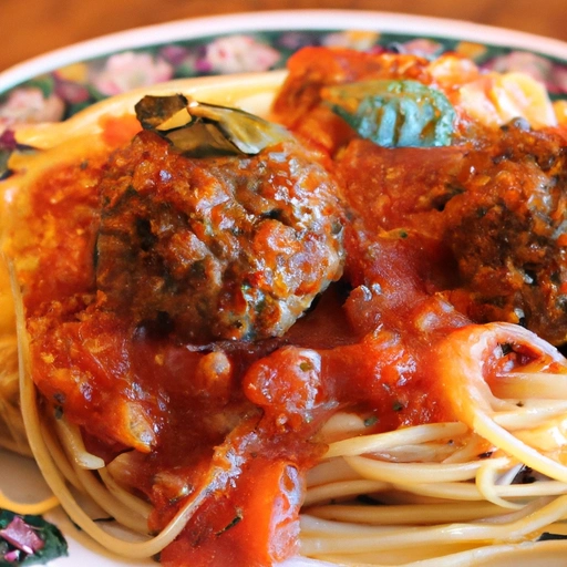Mrs. Truman's Spaghetti and Meat Balls