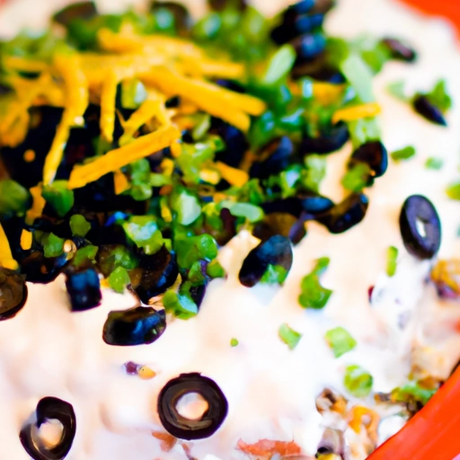 Multilayered Mexican Dip