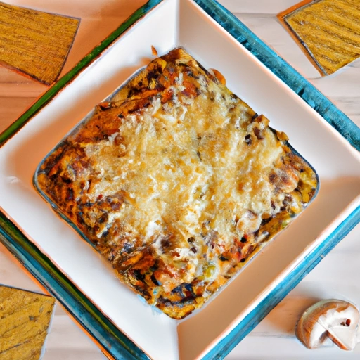 Lasagna z grzybami i karczochami