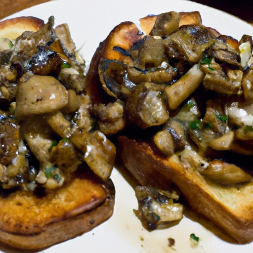 Mushrooms on French Toast