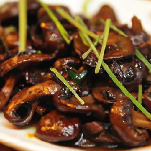 Mushrooms with Lemon Juice and Soy Sauce