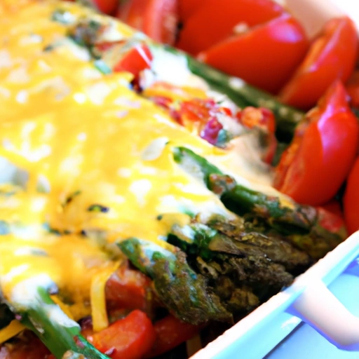 Nacho Cheesy Asparagus Bake