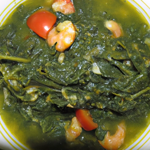Ndolé (Zupa z liści gorzkiego drzewa)