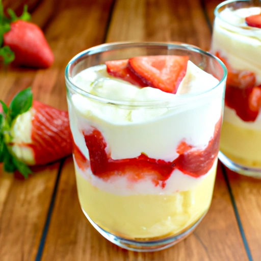 Nearly-Instant Strawberry Trifle