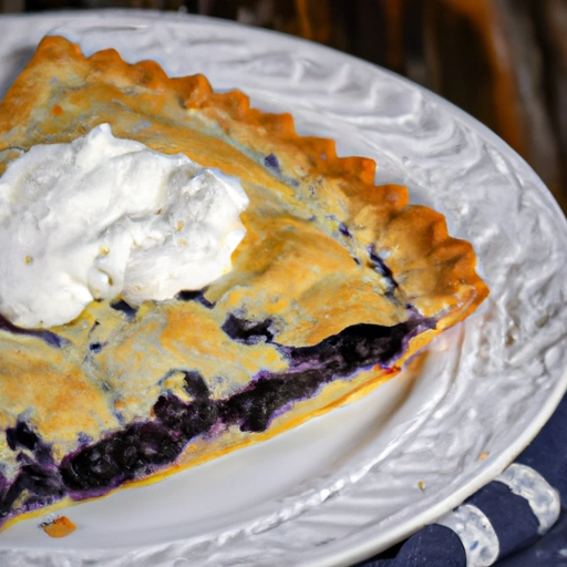 New England Blueberry Pie