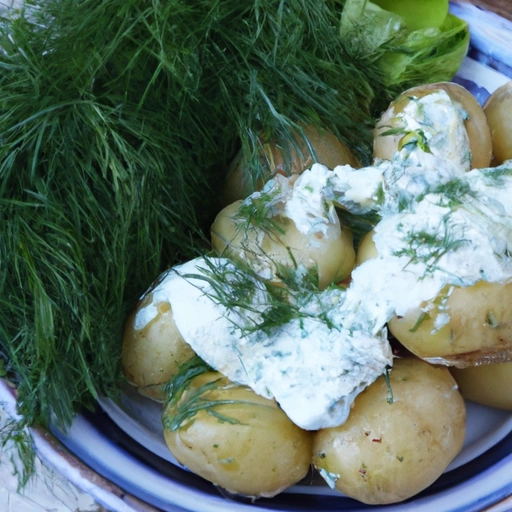 New Potatoes with Sour Cream