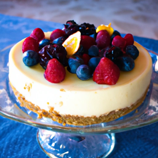New York-style Sour Cream-topped Cheesecake