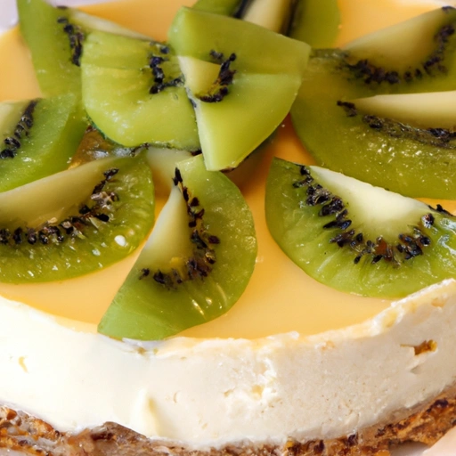 New Zealand Kiwi Cheesecake