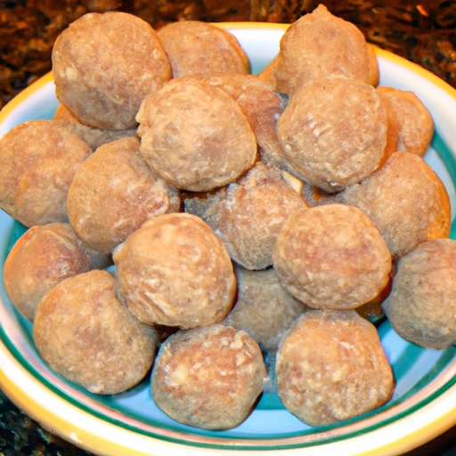No-cook peanut butter balls