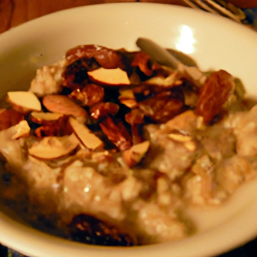 Oatmeal with Fruit and Nuts