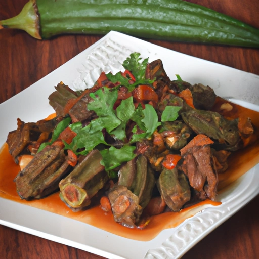 Okra with Beef