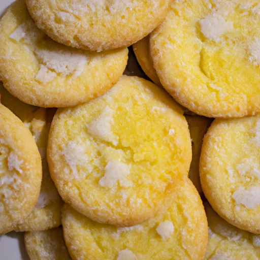 Old Fashioned Lemon Sugar Cookies