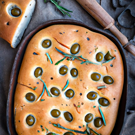 Olive and Rosemary Focaccia