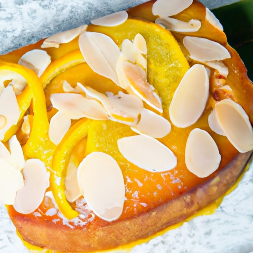 Olive Oil Cake with Citrus and Toasted Almonds
