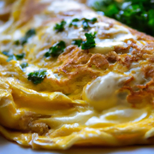 Omelette with cheese