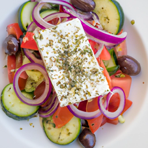 Open My Door to You Horiatiki Greek Salad