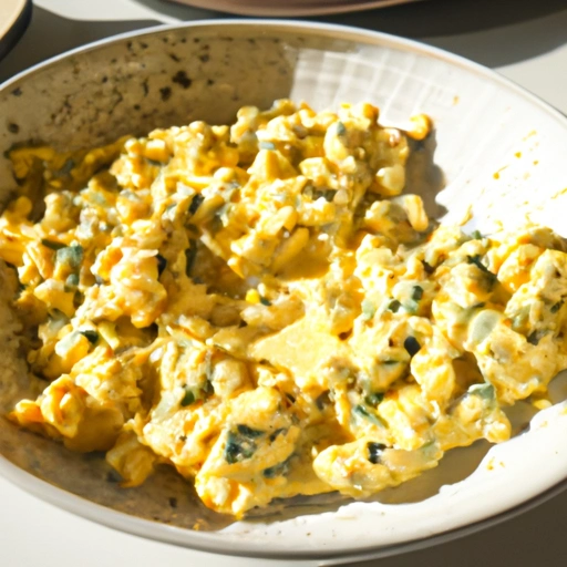 Oprah's Scrambled Eggs with Fresh Herbs and Cheese