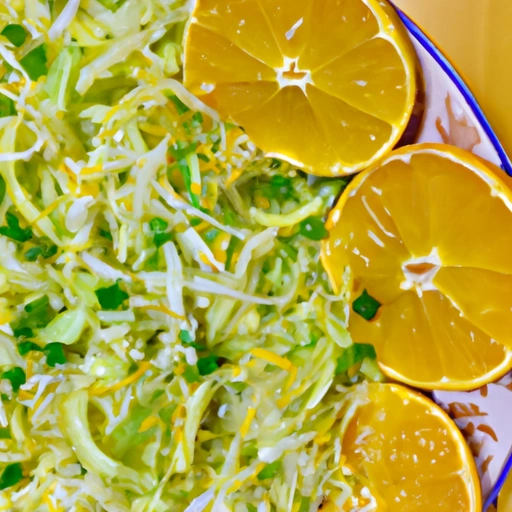 Orange And Cabbage Salad