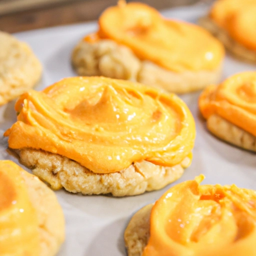 Orange Drop Cookies with Frosting