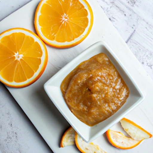 Pomarańczowy sos imbirowy