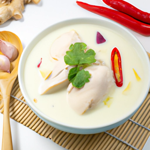 Oriental Coconut Chicken Soup