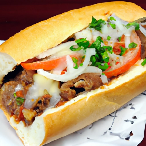 Oriental Ginger Beef Mexican Hoagie