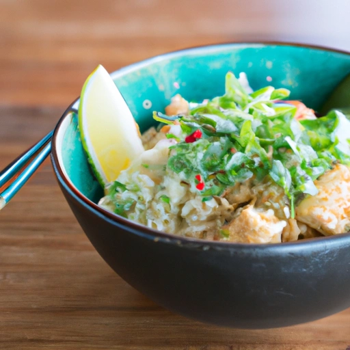 Oriental Rice and Chicken Salad