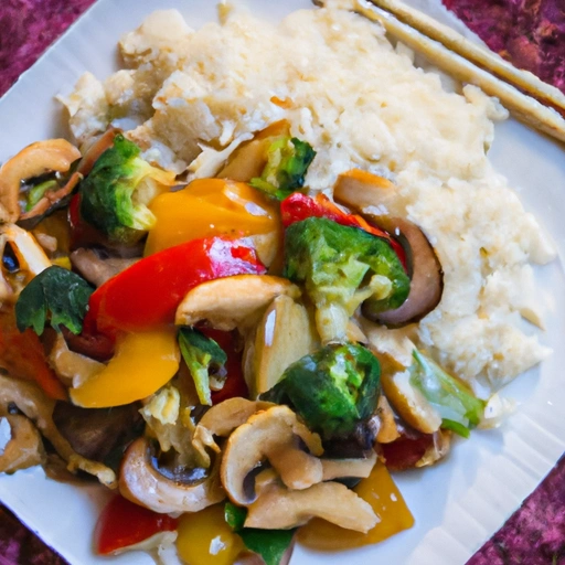 Oriental Vegetables and Rice