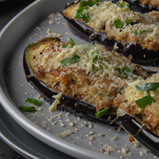 Oven-fried Eggplant with Parmesan