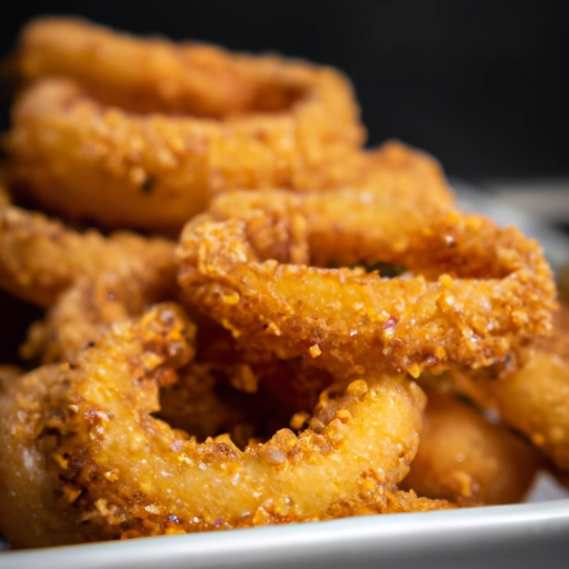 Oven-fried Onion Rings