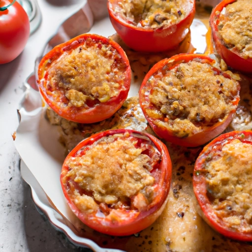 Pomidory zapiekane z parmezanem