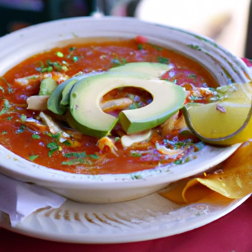 Pasilla Mango Tortilla Soup