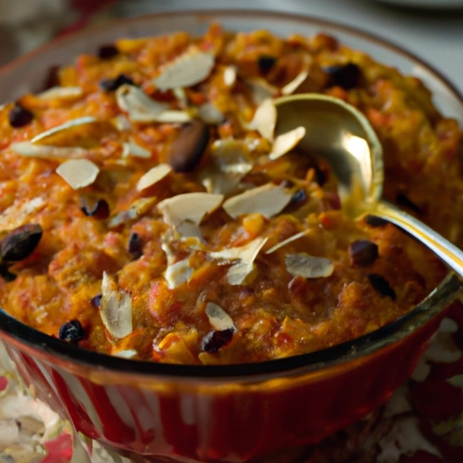 Passover Carrot Pudding