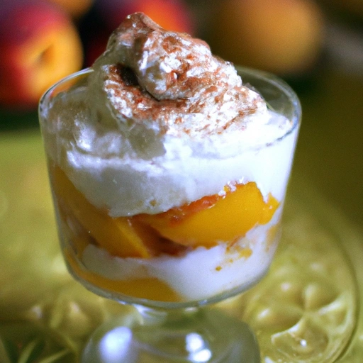 Peach and Rice Trifle
