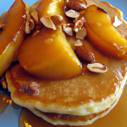 Peach Dessert Pancakes