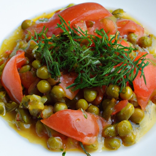 Peas with Tomatoes