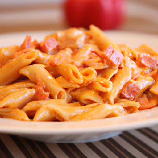 Penne Pasta with Tomato Cream Sauce