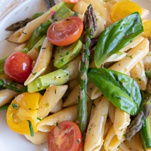 Penne with Spring Vegetables