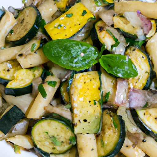 Penne with Summer Squash