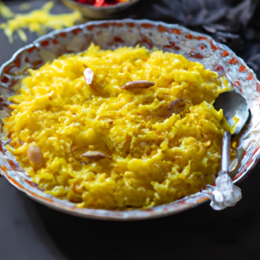Persian Saffron-Flavored Rice