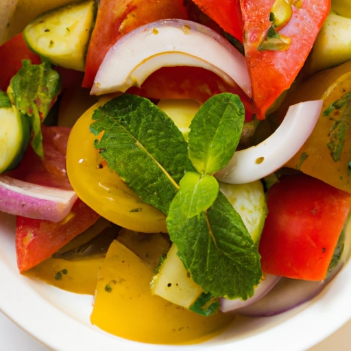Persian Tomato and Cucumber Salad