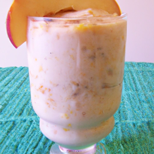 Personally Fit Peach Morning Smoothie
