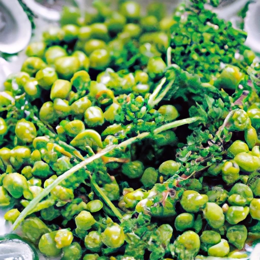 Petite Peas with Thyme and Garlic