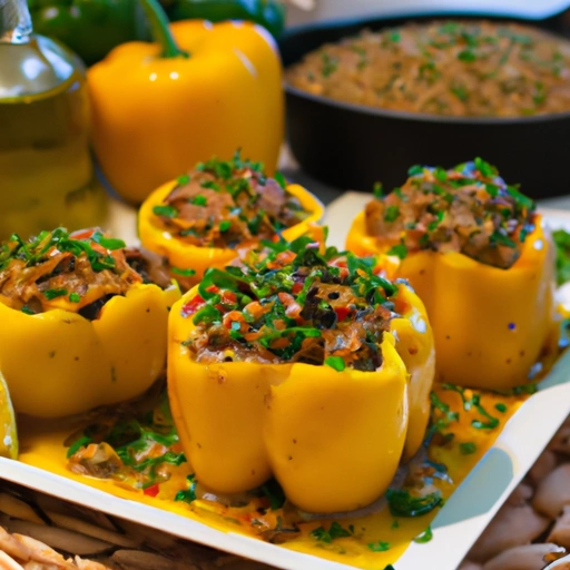 Picadillo-stuffed Peppers
