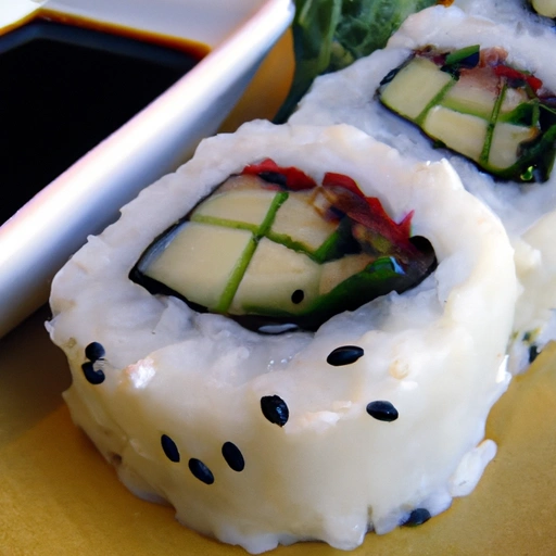 Sushi z marynowanym daikonem