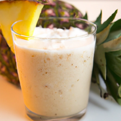 Pineapple Orange Smoothie with Coconut