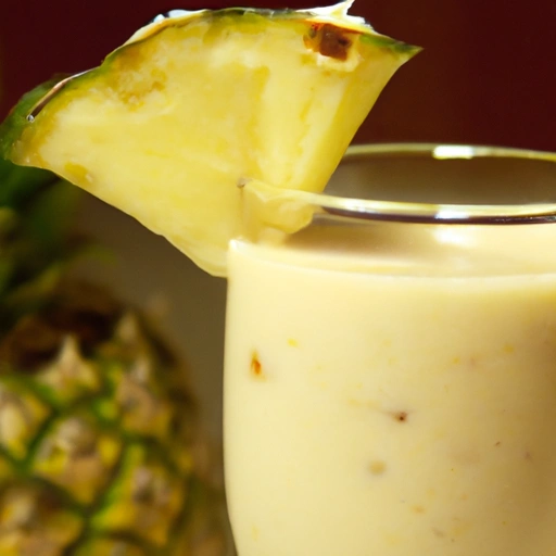 Pineapple Soy Smoothie