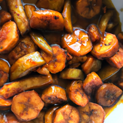 Plantains in Palm Oil
