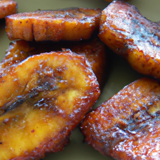 Plantains in Red Palm Oil
